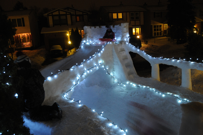 Junkyard Symphony's Super Snow Slide